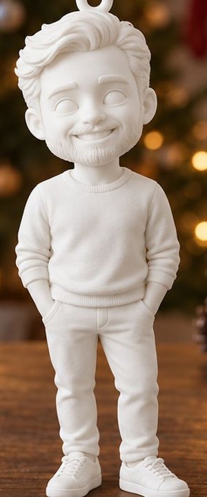 Best Dad ornament made from it