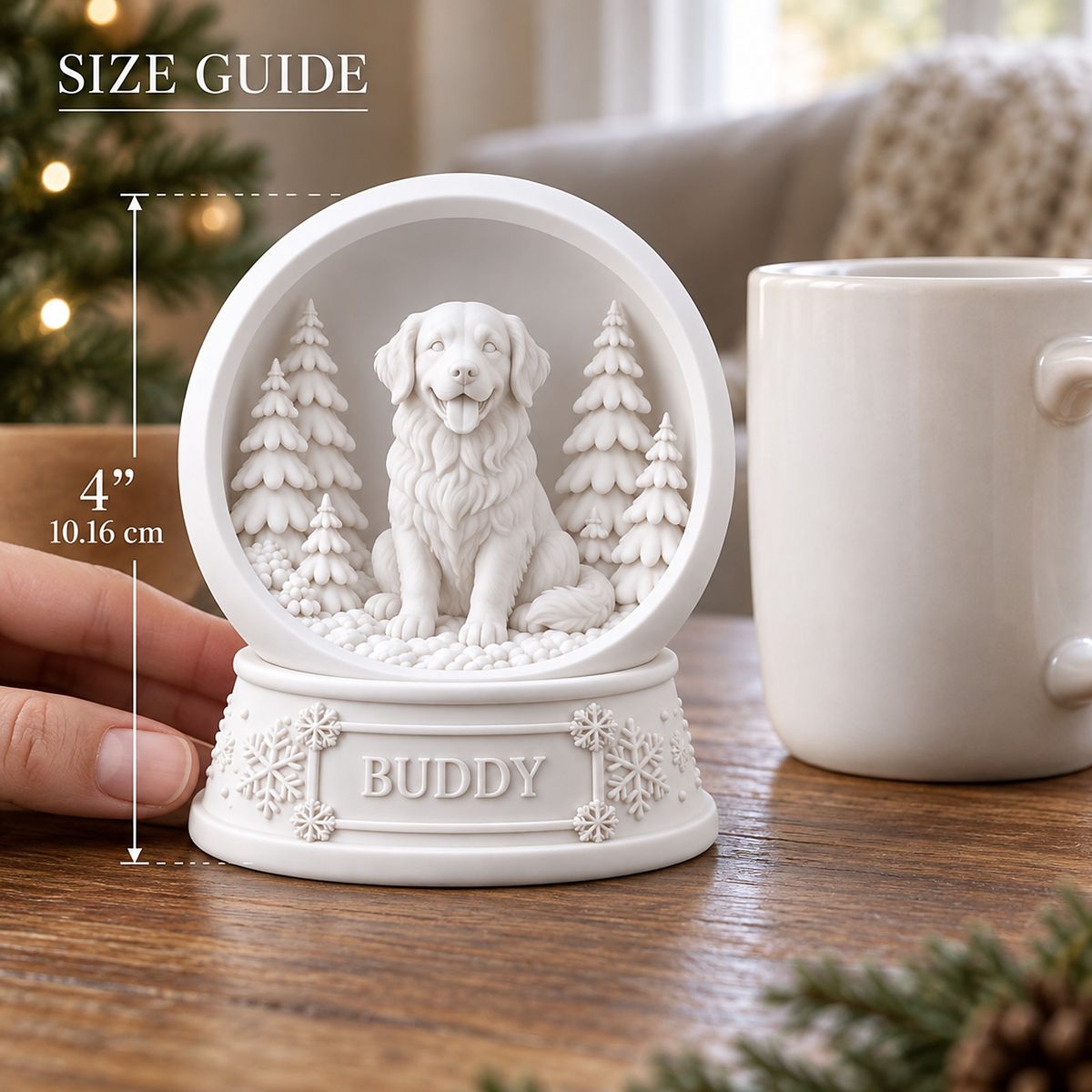 Pet Snow Globe size guide