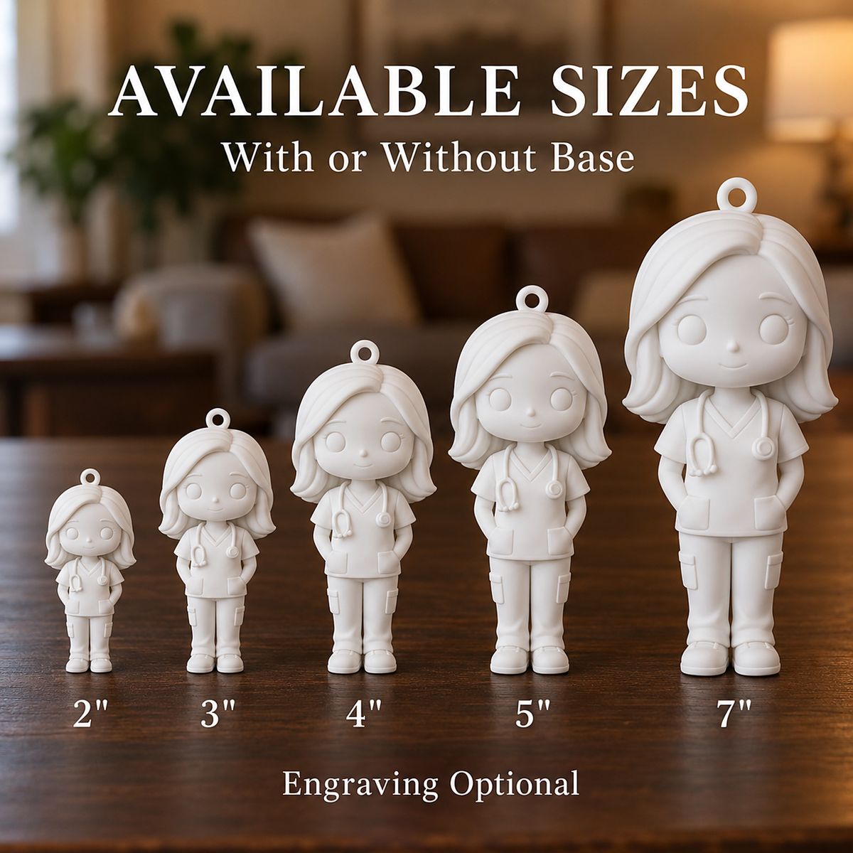 Profession Ornament size guide